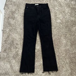 Madewell Black Straight Jean 28T
